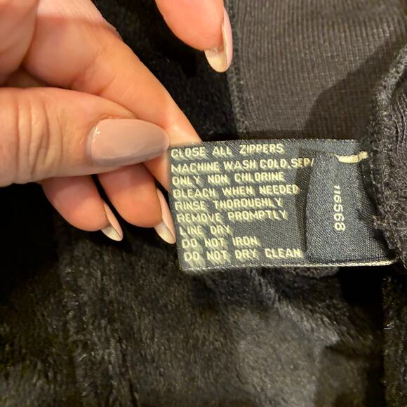 Miss Sixty M60 Black Funnel Neck Coat Small - Picture 6 of 10